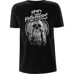 Foo Fighters Unisex T-Shirt: Bearded Skull