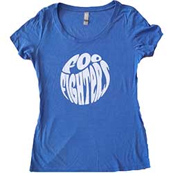 Foo Fighters Ladies T-Shirt: 70s Logo (Ex-Tour & LARGE Only)