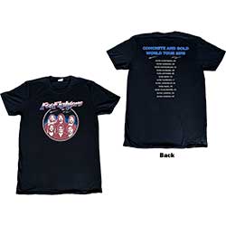Foo Fighters Unisex T-Shirt: Classic Photo (Back Print) (Ex-Tour)