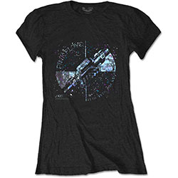 Pink Floyd Ladies T-Shirt: Machine Greeting Blue