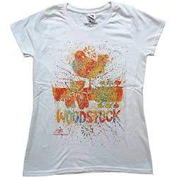 Woodstock Ladies T-Shirt: Splatter