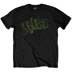 Genesis Unisex T-Shirt: Vintage Logo - Green