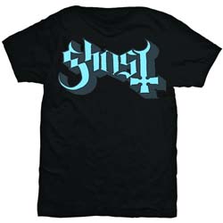 Ghost Unisex T-Shirt: Blue/Grey Keyline Logo