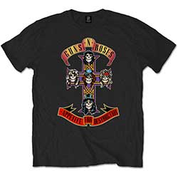 Guns N' Roses Unisex T-Shirt: Appetite for Destruction (Plus Sizes)