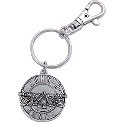 Guns N' Roses Keychain: Disc Logo (Die-cast Relief)