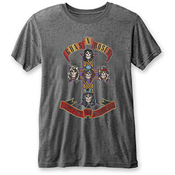 Guns N' Roses Unisex Burn Out T-Shirt: Appetite for Destruction