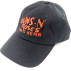 Guns N' Roses Unisex Baseball Cap: Was Here (Ex-Tour)