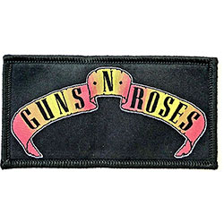 Guns N' Roses Standard Patch: Scroll Logo