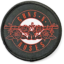 Guns N' Roses Standard Patch: Red Circle Logo