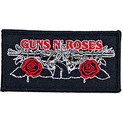 Guns N' Roses Standard Woven Patch: Vintage Pistols