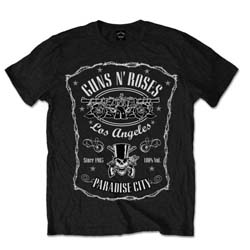 Guns N' Roses Unisex T-Shirt: Paradise City Label