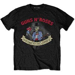 Guns N' Roses Unisex T-Shirt: Skeleton Vintage