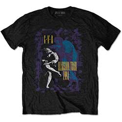 Guns N' Roses Unisex T-Shirt: Illusion Tour '91