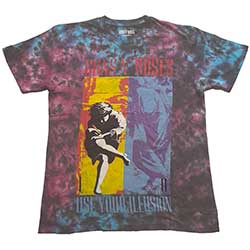 Guns N' Roses Unisex T-Shirt: Use Your Illusion (Dye-Wash)