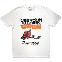 Guns N' Roses Unisex T-Shirt: Use Your Illusion Tour 1991