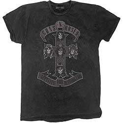 Guns N' Roses Kids T-Shirt: Monochrome Cross (Wash Collection)