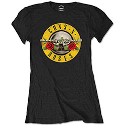 Guns N' Roses Ladies T-Shirt: Classic Logo (Retail Pack)