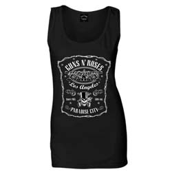 Guns N' Roses Ladies Vest T-Shirt: Paradise City (Large)