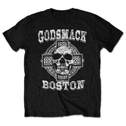 Godsmack Unisex T-Shirt: Boston Skull