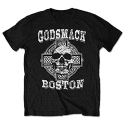 Godsmack Unisex T-Shirt: Boston Skull (Retail Pack)