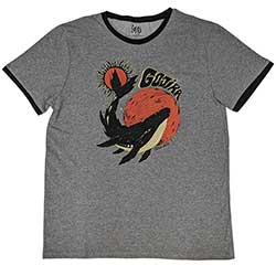 Gojira Unisex Ringer T-Shirt: Whale