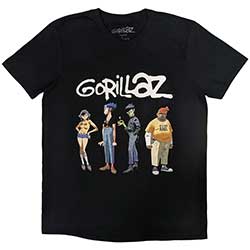 Gorillaz Unisex T-Shirt: Spray Logo Group