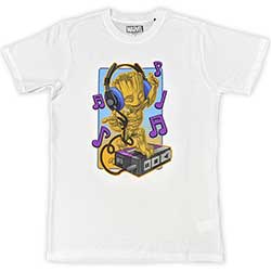 Marvel Comics Unisex T-Shirt: Guardians of the Galaxy Groot Dancing