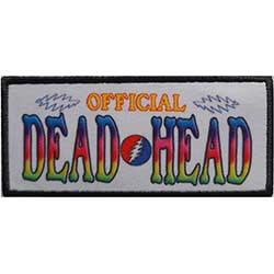 Grateful Dead Standard Patch: Official Dead Head