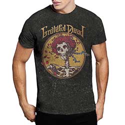 Grateful Dead Unisex T-Shirt: Best of Cover (Dip-Dye, Mineral Wash)