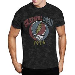 Grateful Dead Unisex T-Shirt: 1974 (Dip-Dye)