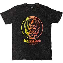 Grateful Dead Unisex T-Shirt: Concentric Skulls (Wash Collection)