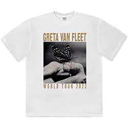 Greta Van Fleet Unisex T-Shirt: World Tour Butterfly