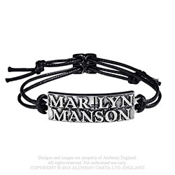 Marilyn Manson Wrist Strap: Logo