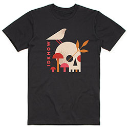 iDKHow Unisex T-Shirt: Mushroom Skull