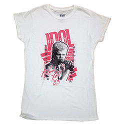 Billy Idol Ladies T-Shirt: Rebel Yell