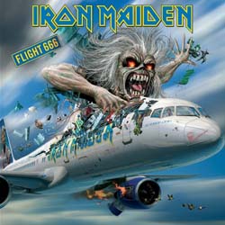 Iron Maiden Greetings Card: Flight 666