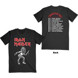 Iron Maiden Unisex T-Shirt: Autumn Tour 1980 (Back Print)