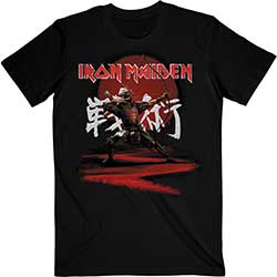 Iron Maiden Unisex T-Shirt: Senjutsu Eddie Archer Kanji