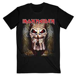 Iron Maiden Unisex T-Shirt: Eddie Candle Finger