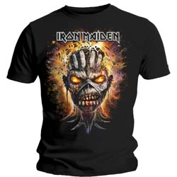 Iron Maiden Unisex T-Shirt: Eddie Exploding Head