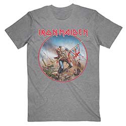 Iron Maiden Unisex T-Shirt: Trooper Vintage Circle