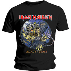 Iron Maiden Unisex T-Shirt: Eddie Chained Legacy