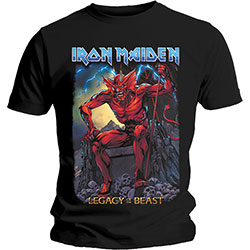 Iron Maiden Unisex T-Shirt: Legacy of the Beast 2 Devil