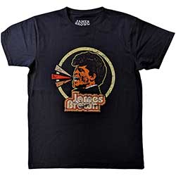 James Brown Unisex T-Shirt: Circle & Logo