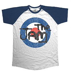 The Jam Unisex Raglan T-Shirt: Target Logo Distressed