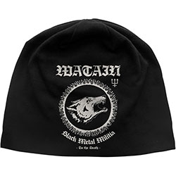 Watain Unisex Beanie Hat: Black Metal Militia