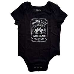 Johnny Cash Kids Baby Grow: Man In Black