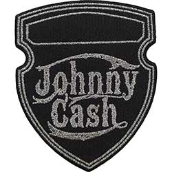Johnny Cash Standard Patch: Metallic Shield