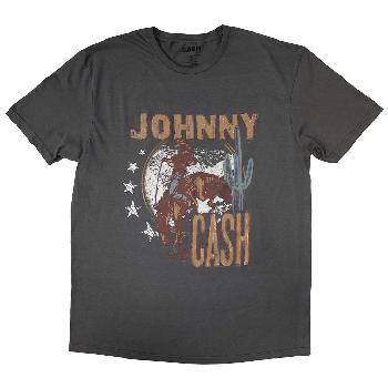 Johnny Cash Unisex T-Shirt: Cowboy