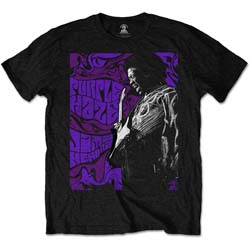 Jimi Hendrix Unisex T-Shirt: Purple Haze